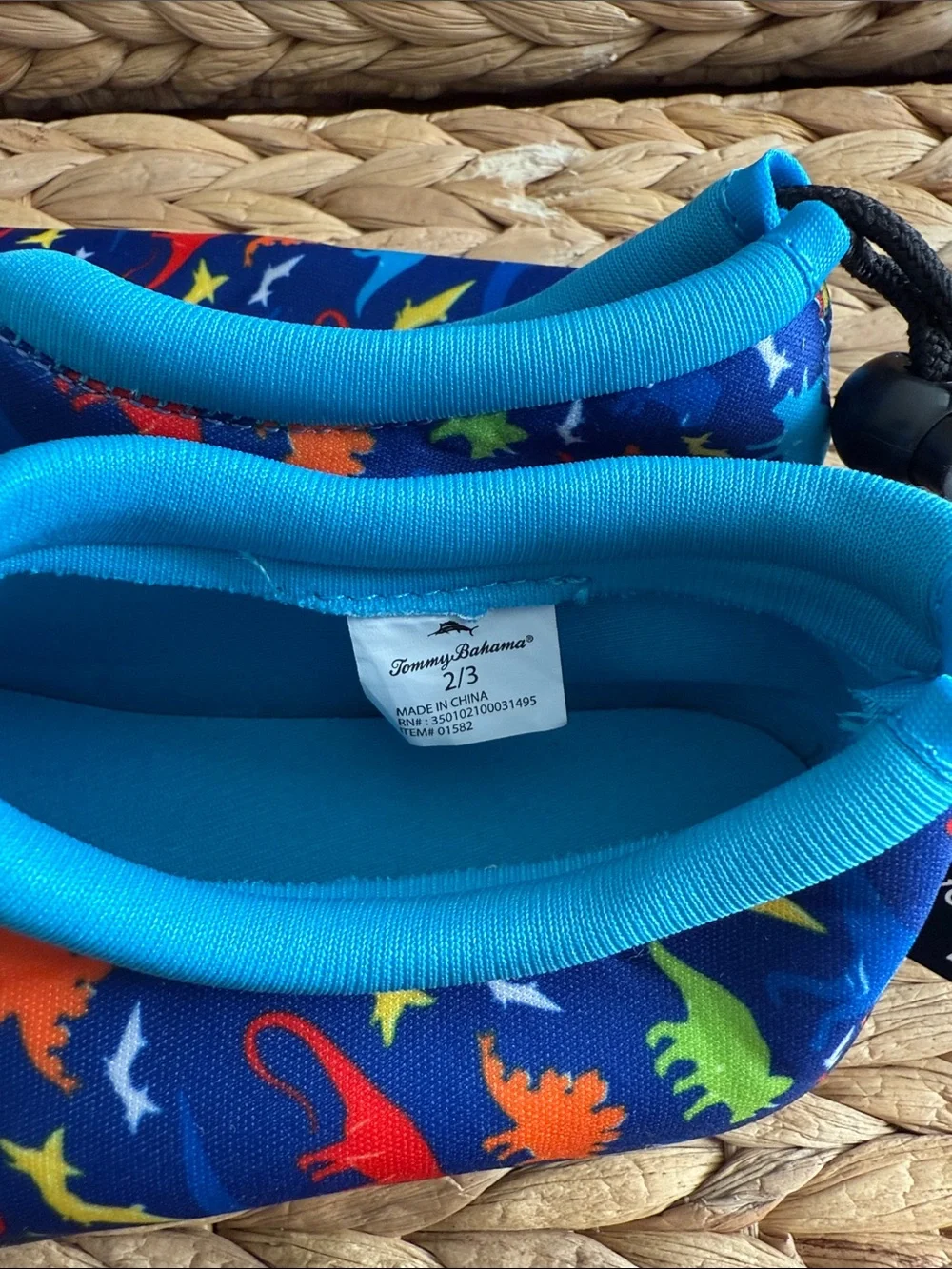 Tommy Bahama Kids' Blue Dinosaur Water Shoes